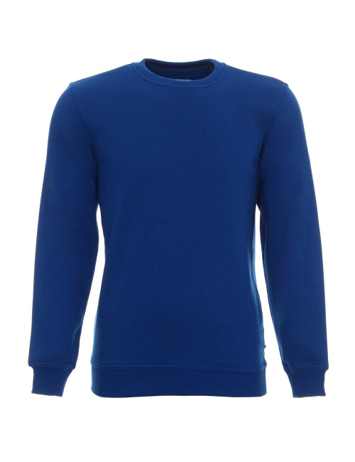 Promostars Men`s SWEATSHIRT WEEKEND CORNFLOWER print embroidery silkscreen logo