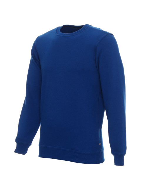 Promostars Men`s SWEATSHIRT WEEKEND CORNFLOWER print embroidery silkscreen logo