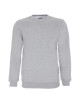 Promostars Men`s SWEATSHIRT WEEKEND LIGHT GRAY MELANGE embroidery logo print