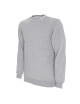 Promostars WEEKEND SWEATSHIRT für Herren, HELLGRAU MELANGE, Stickerei, Logodruck