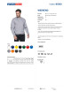 Promostars Men`s SWEATSHIRT WEEKEND LIGHT GRAY MELANGE embroidery logo print