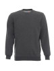 Promostars Men`s SWEATSHIRT WEEKEND DARK GRAY MELANGE embroidered logo print
