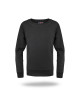 Promostars Women`s SWEATSHIRT WEEKEND KID BLACK embroidery screen printing logo