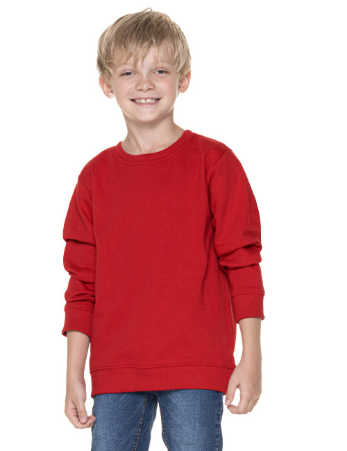 Promostars Women`s SWEATSHIRT WEEKEND KID RED embroidery screen print logo