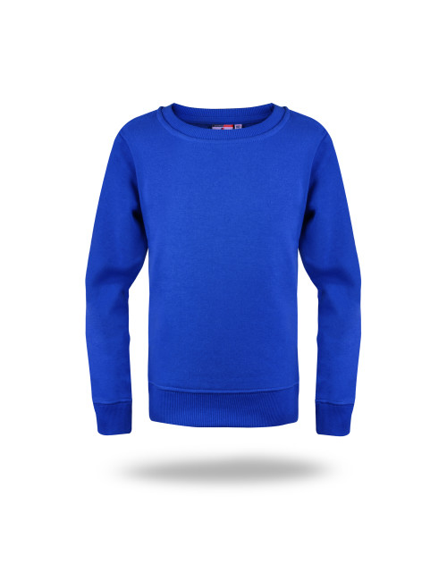 Promostars Damen-SWEATSHIRT WEEKEND KID CROWN BROWN mit Stickerei und Siebdruck-Logo