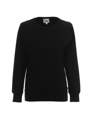 Promostars SISTER SWEATSHIRT für Damen, SCHWARZ, Stickerei, Siebdruck, Logo