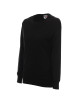 Promostars Women`s SWEATSHIRT SISTER BLACK embroidery screen print logo
