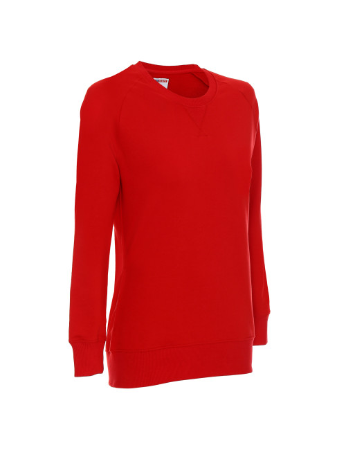 Promostars Women`s SWEATSHIRT SISTER RED DTG print embroidery silkscreen logo