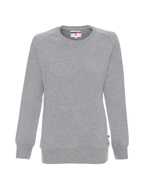 Promostars Women`s SWEATSHIRT SISTER LIGHT GRAY MELANGE embroidery screen printing