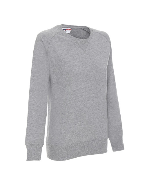 Promostars Women`s SWEATSHIRT SISTER LIGHT GRAY MELANGE embroidery screen printing