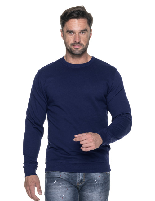 GEFFER Herren SWEATSHIRT 600 NAVY BLUE DTG-Druck, Stickerei, Siebdruck-Logo