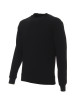 GEFFER Herren SWEATSHIRT 600 BLACK Logodruck, Siebdruck, Stickerei