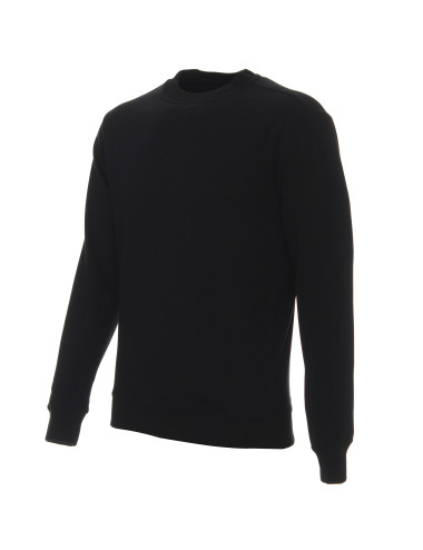 GEFFER BLUZA Męska 600 CZARNY nadruk logo sitodruk haft