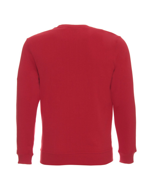 GEFFER SWEATSHIRT Men 600 RED DTG print embroidery silkscreen logo