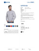GEFFER Men`s Sweatshirt 600 LIGHT GRAY MELANGE print silkscreen logo embroidery