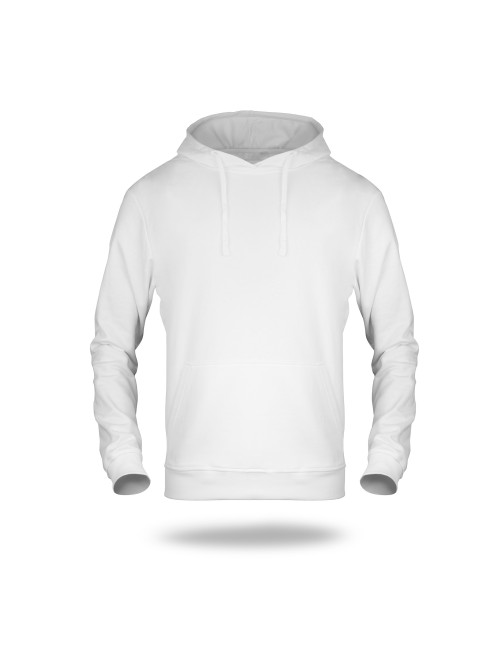 GEFFER SWEATSHIRT Men 620 WHITE embroidery screen printing logo DTF printing