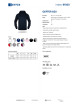 GEFFER Herren SWEATSHIRT 620 NAVY BLUE Siebdruck-Logo DTF-Druckstickerei