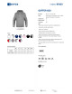 GEFFER Men`s Sweatshirt 620 LIGHT GRAY MELANGE Embroidery Screen Print Logo Print