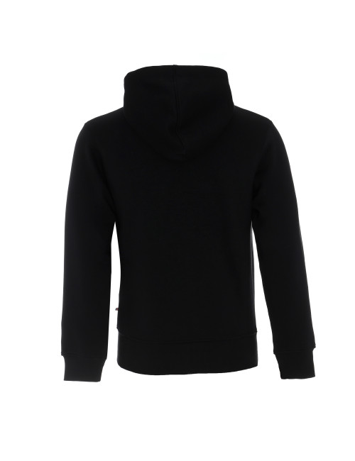 CRIMSON CUT Herren-SWEATSHIRT BISON BLACK, gesticktes Logo, Siebdruck