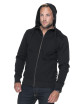 CRIMSON CUT Herren-SWEATSHIRT BISON BLACK, gesticktes Logo, Siebdruck