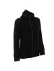 CRIMSON CUT Damen SWEATSHIRT LADIES` BISON BLACK Stickerei-Siebdruck