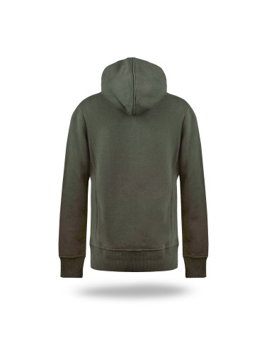 CRIMSON CUT BLUZA Damska LADIES' BISON ZIELONY LEŚNY nadruk haft logo