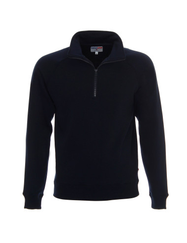 Promostars Men's Zipper Sweatshirt Navy Blue