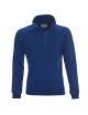 Promostars Men`s SWEATSHIRT ZIPPER CORNFLOWER Embroidery screen printing logo