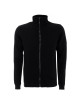 Promostars Men`s SWEATSHIRT OPEN BLACK DTG print embroidery silkscreen logo
