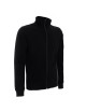 Promostars Men`s SWEATSHIRT OPEN BLACK DTG print embroidery silkscreen logo