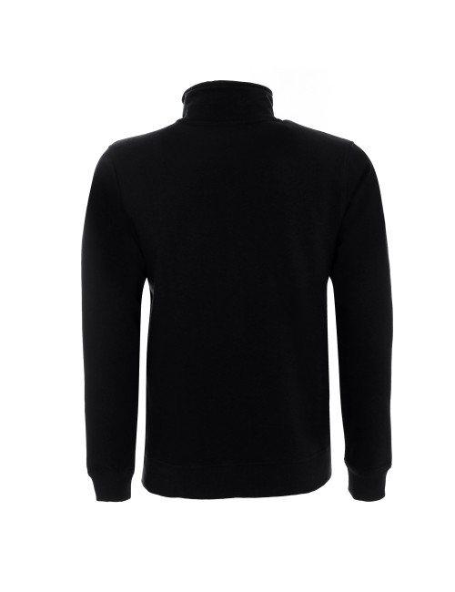 Promostars Men`s SWEATSHIRT OPEN BLACK DTG print embroidery silkscreen logo