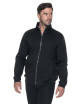 Promostars Men`s SWEATSHIRT OPEN BLACK DTG print embroidery silkscreen logo