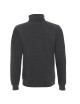 Promostars Herren SWEATSHIRT OPEN DARK GREY MELANGE Stickerei Siebdruck