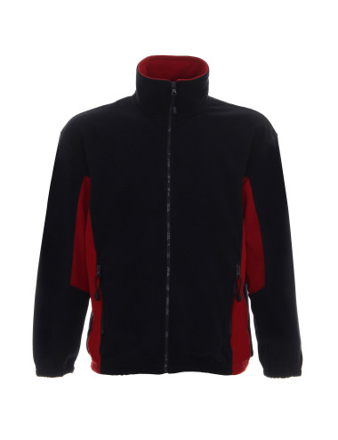 Herrenbluse Promostars Swing Marineblau/Dunkelrot