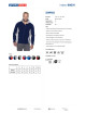 Promostars Men`s SWING SWEATSHIRT NAVY/LIGHT GRAY printed logo embroidery