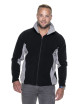 Promostars Men`s SWING SWEATSHIRT BLACK/LIGHT GRAY DTF print silkscreen