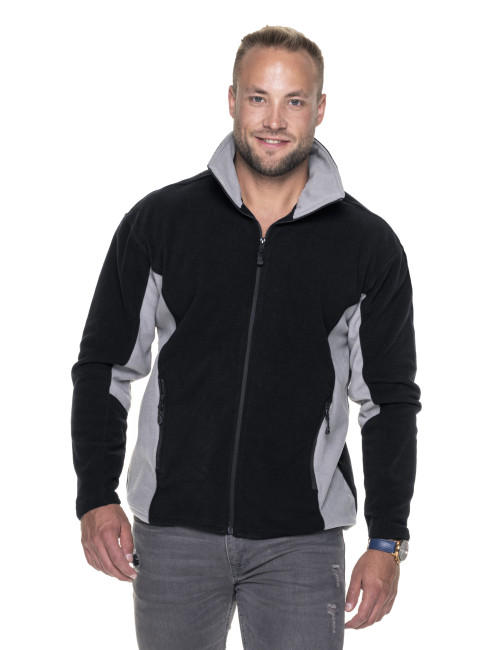 Promostars Men`s SWING SWEATSHIRT BLACK/LIGHT GRAY DTF print silkscreen