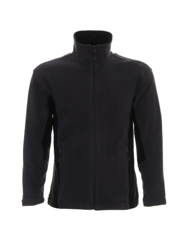 Promostars Men`s SWING GRAY/BLACK SWEATSHIRT DTG logo embroidery