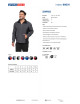 Promostars Herren-SWING-SWEATSHIRT GRAU/SCHWARZ mit DTG-Logo-Stickerei