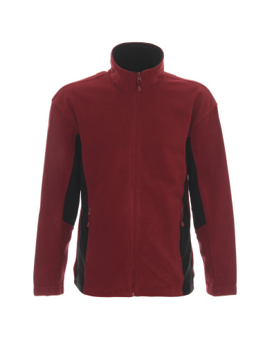 Promostars Herren-SWING-SWING-SWEATSHIRT BLAU/SCHWARZ mit aufgesticktem Siebdruck-Logo