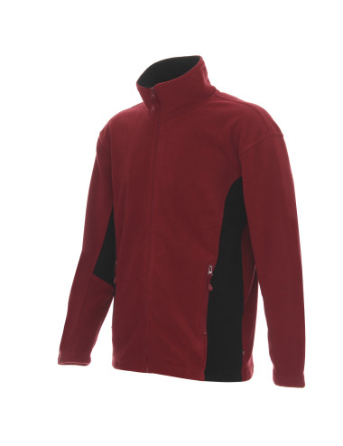 Promostars Men`s SWING BURGUNDY/BLACK SWEATSHIRT printed embroidery silkscreen logo