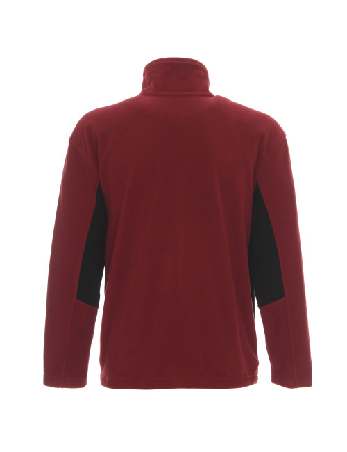 Promostars Men`s SWING BURGUNDY/BLACK SWEATSHIRT printed embroidery silkscreen logo