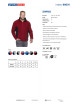 Promostars Men`s SWING BURGUNDY/BLACK SWEATSHIRT printed embroidery silkscreen logo