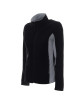 Promostars Women`s Sweatshirt LADIES` SWING BLACK/LIGHT GRAY logo print