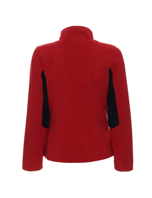 Promostars Women`s Sweatshirt LADIES` SWING RED/NAVY blue embroidery print