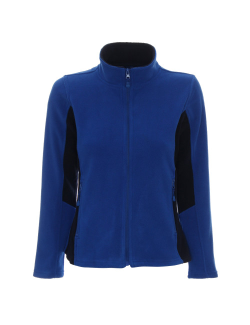 Promostars Women`s Sweatshirt LADIES` SWING CORNFLOWER/NAVY logo print