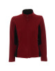 Promostars Women`s SWEATSHIRT LADIES` SWING BURGUNDY/BLACK printed logo embroidery