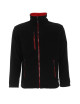 Promostars DUET SWEATSHIRT Herren SCHWARZ/ROT bedrucktes, gesticktes Siebdruck-Logo