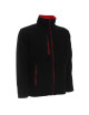 Promostars DUET SWEATSHIRT Herren SCHWARZ/ROT bedrucktes, gesticktes Siebdruck-Logo