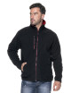 Promostars DUET SWEATSHIRT Herren SCHWARZ/ROT bedrucktes, gesticktes Siebdruck-Logo